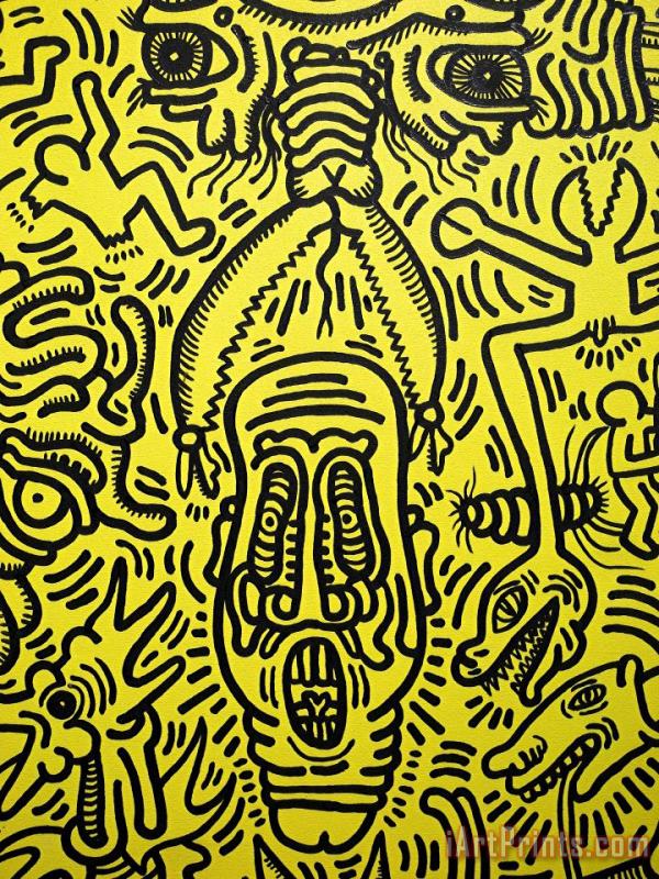 Keith Haring Pop Shop 14 Art Painting