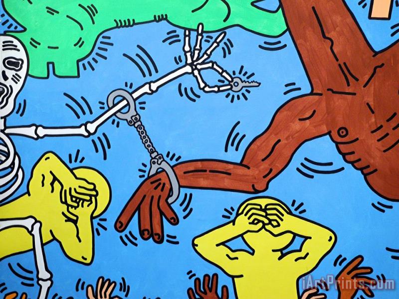 Keith Haring Pop Shop 3 Art Painting