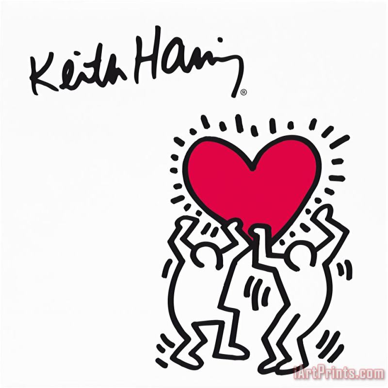 Keith Haring Pop Shop II 1988 Art Painting