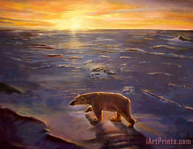 In the Wilderness painting - Kevin Parrish In the Wilderness Art Print