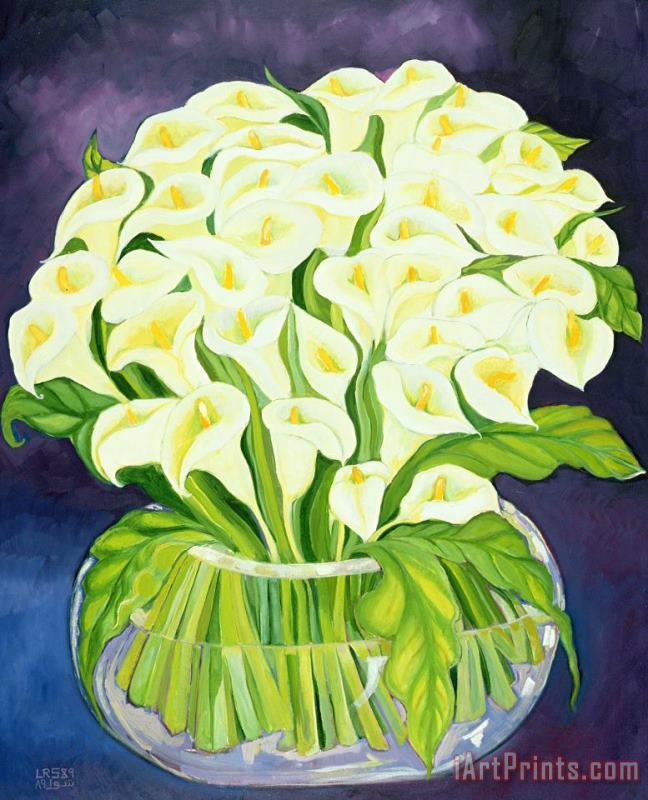 Laila Shawa Calla Lilies Art Print