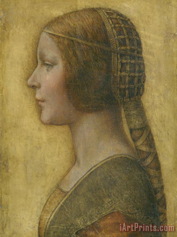 Leonardo da Vinci La Bella Principessa - 15th Century Art Painting