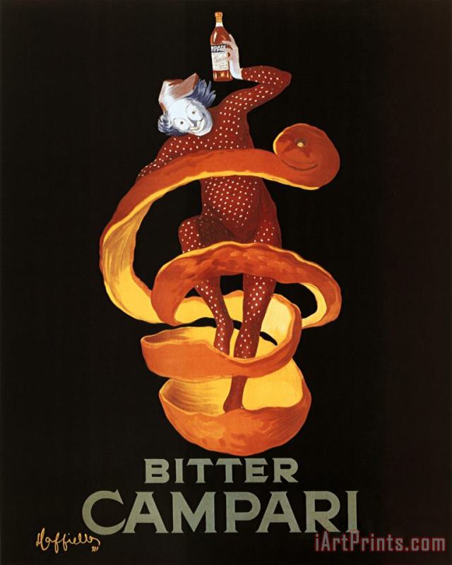 Leonetto Cappiello Bitter Campari Vintage Ad Art Print Poster Art Print