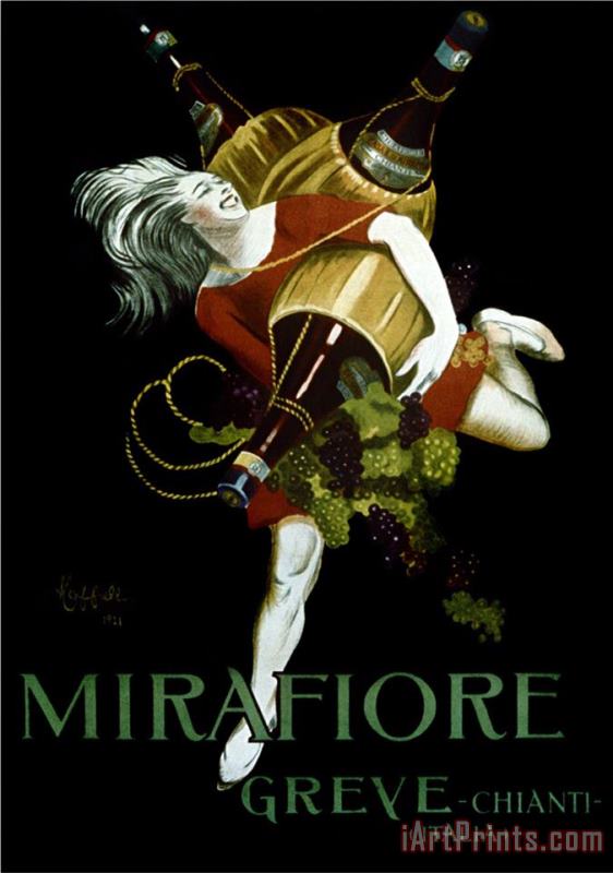 Mirafiore Greve Chianti painting - Leonetto Cappiello Mirafiore Greve Chianti Art Print