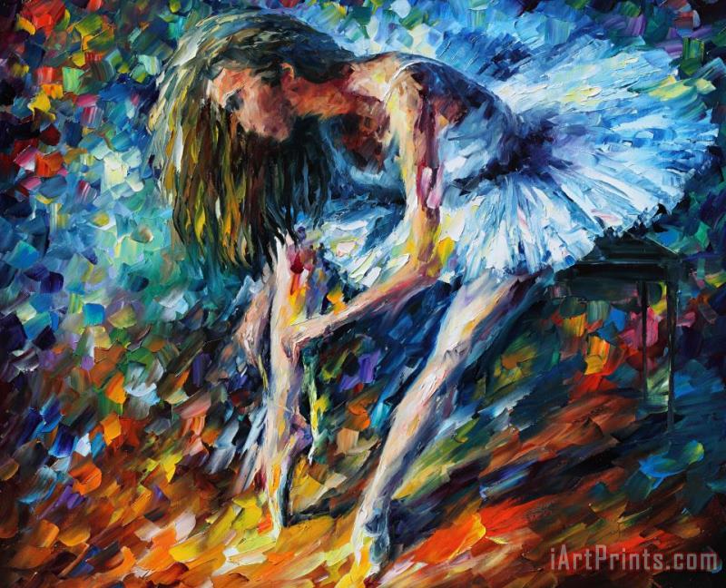 Leonid Afremov Ballerina Art Painting