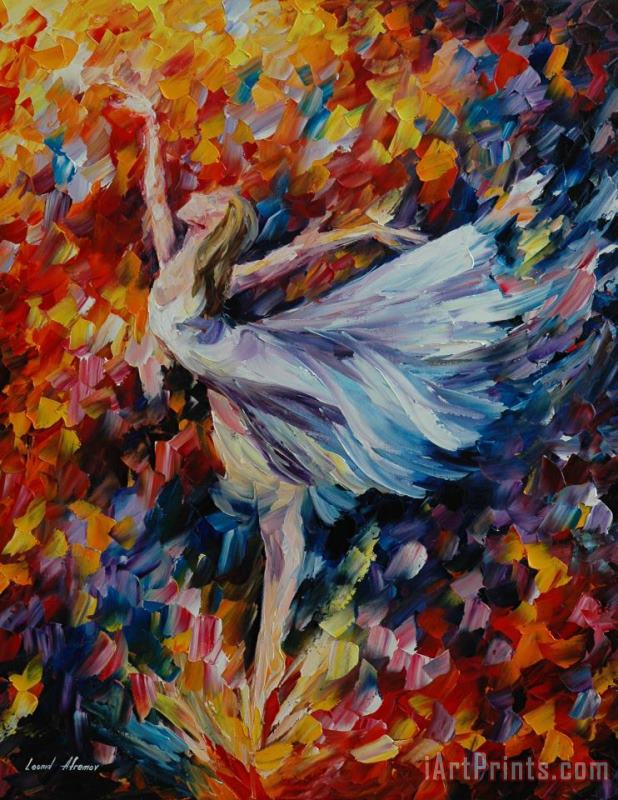 Leonid Afremov Beauty Of Dance Art Print