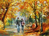 Leonid Afremov - Going Home painting