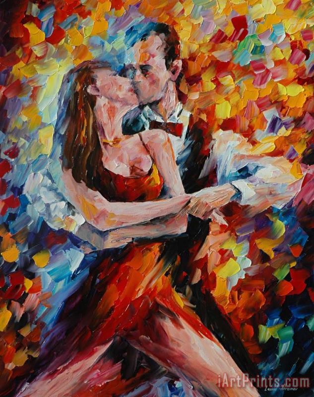 Leonid Afremov In The Rhythm Of Tango Art Painting