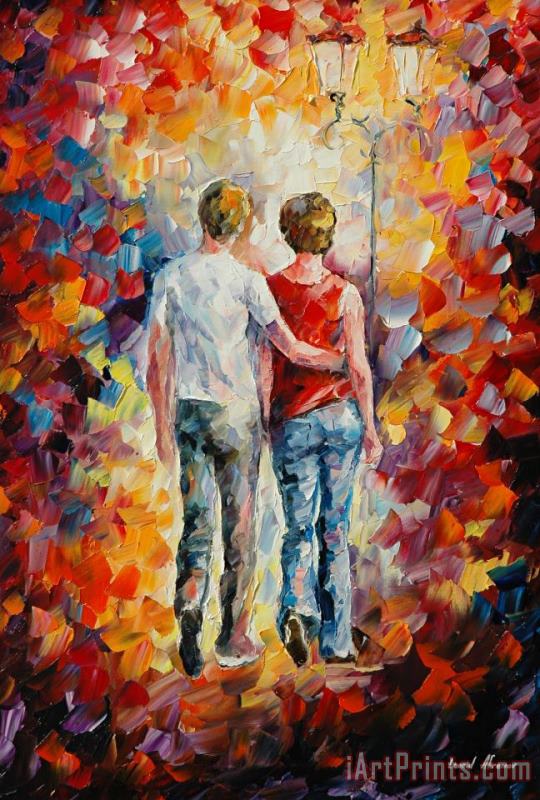 Leonid Afremov Love Walked In Art Painting