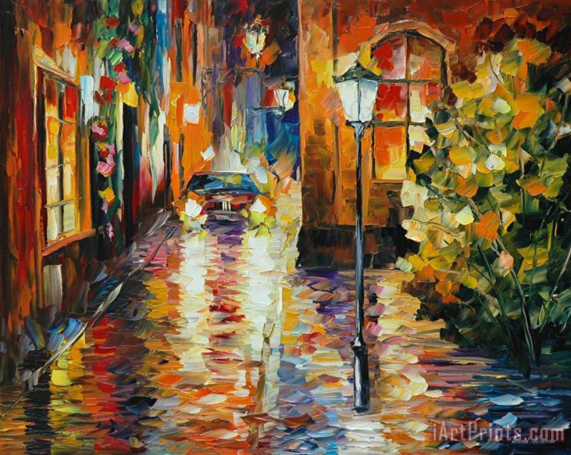 Paying A Visit painting - Leonid Afremov Paying A Visit Art Print