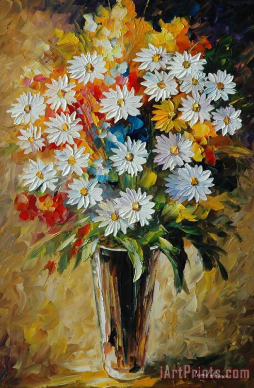 Summer Bouquet painting - Leonid Afremov Summer Bouquet Art Print