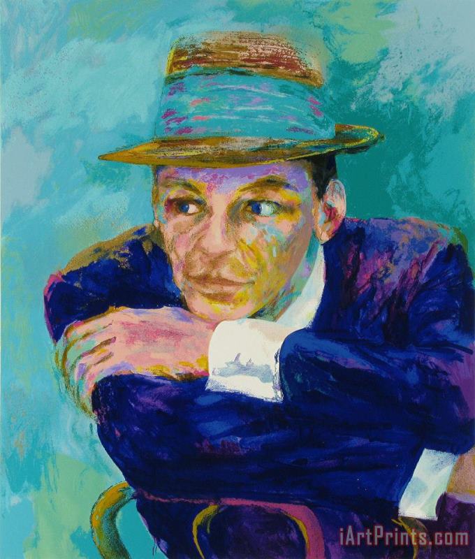 Frank Sinatra The Voice painting - Leroy Neiman Frank Sinatra The Voice Art Print