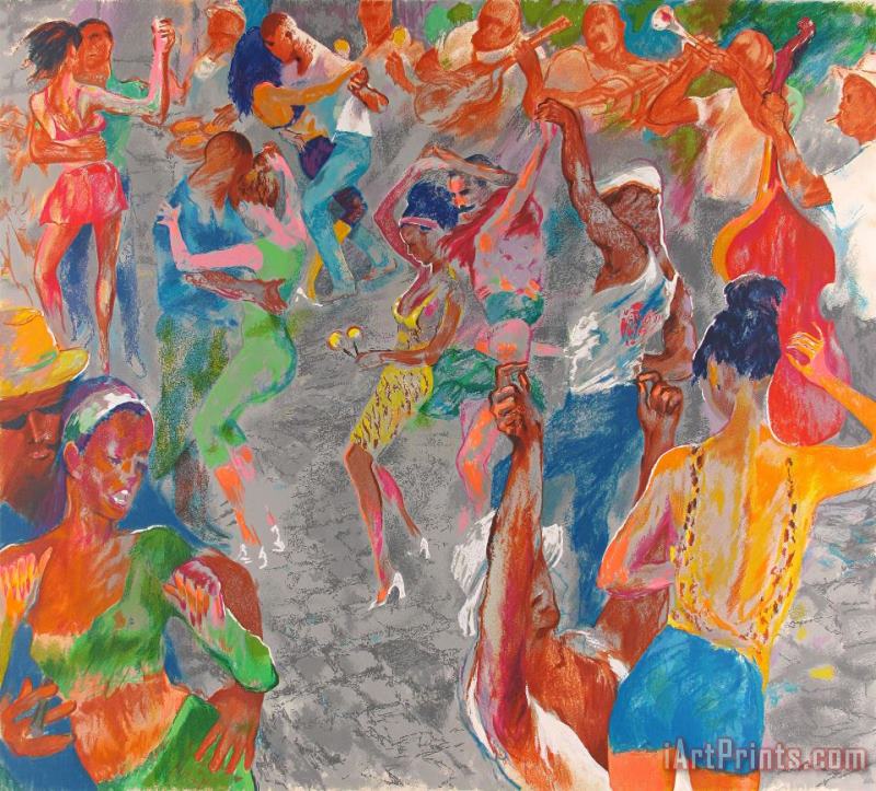 Havana Rhythm painting - Leroy Neiman Havana Rhythm Art Print