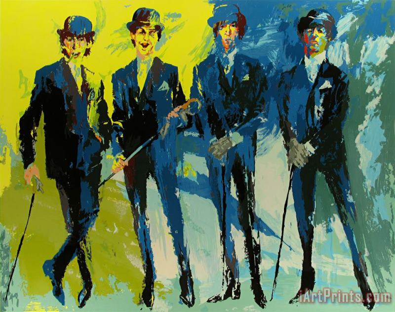 Leroy Neiman The Beatles Art Painting