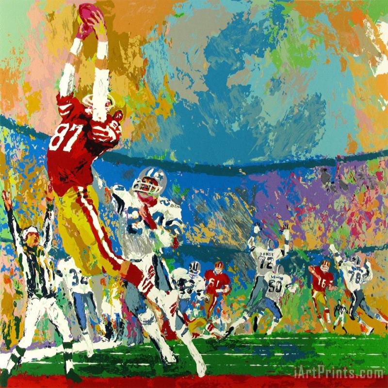 The Catch painting - Leroy Neiman The Catch Art Print