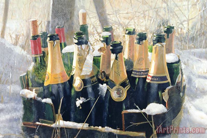 Boxing Day Empties painting - Lincoln Seligman Boxing Day Empties Art Print