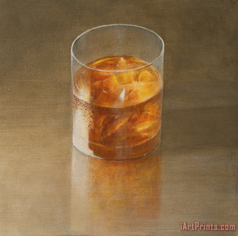 Lincoln Seligman Glass Of Whisky 2010 Art Painting