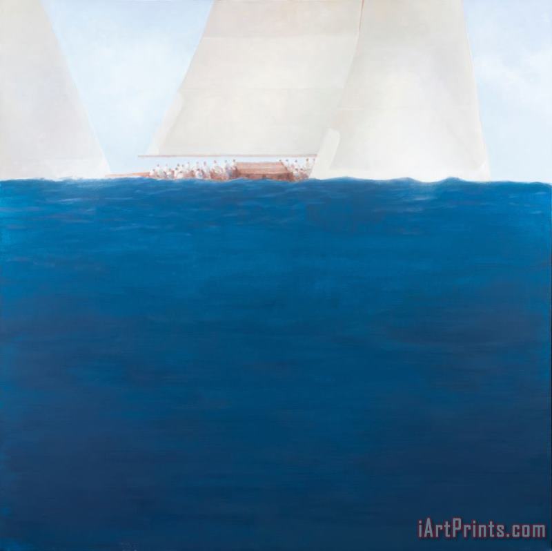Lincoln Seligman J Class Racing The Solent 2012 Art Painting
