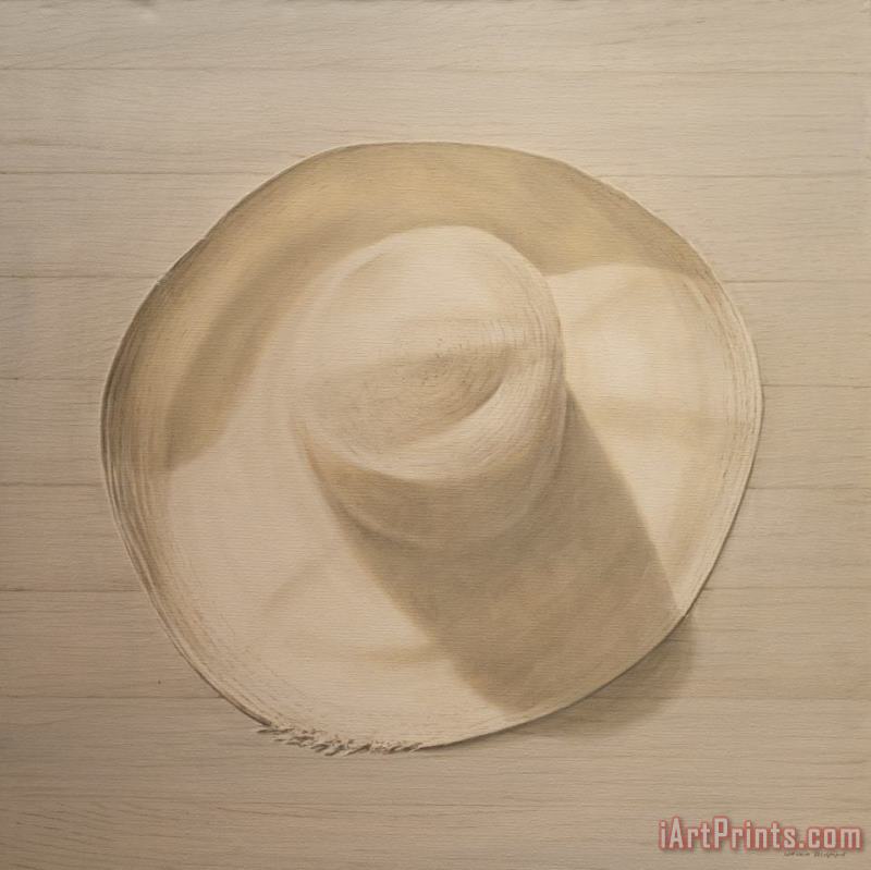 Travelling Hat On Dusty Table painting - Lincoln Seligman Travelling Hat On Dusty Table Art Print