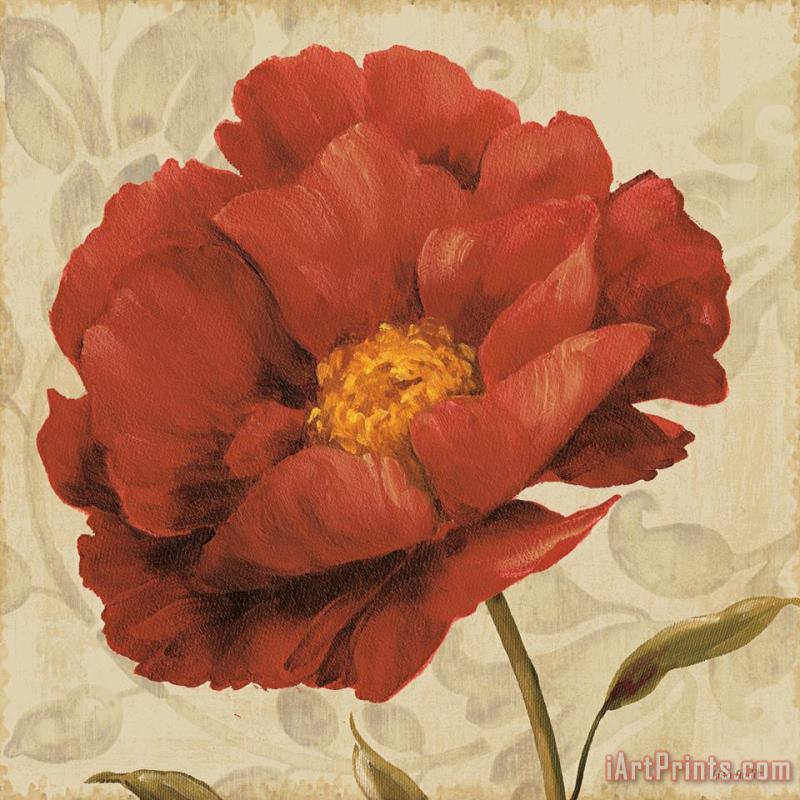 Floral Romance I painting - Lisa Audit Floral Romance I Art Print