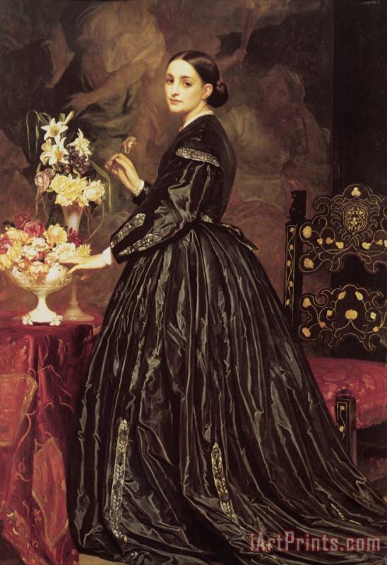 Lord Frederick Leighton Mrs James Guthrie Art Painting