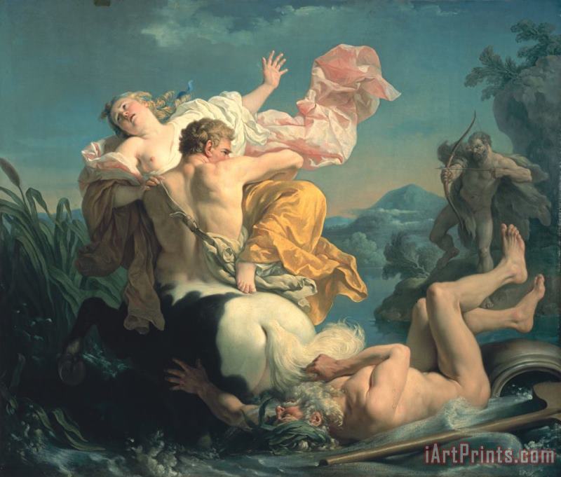 Louis Jean Francois Lagrenee The Abduction of Deianeira by the Centaur Nessus Art Painting