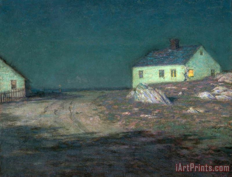 Lowell Birge Harrison The Harbor Light, New York Art Painting