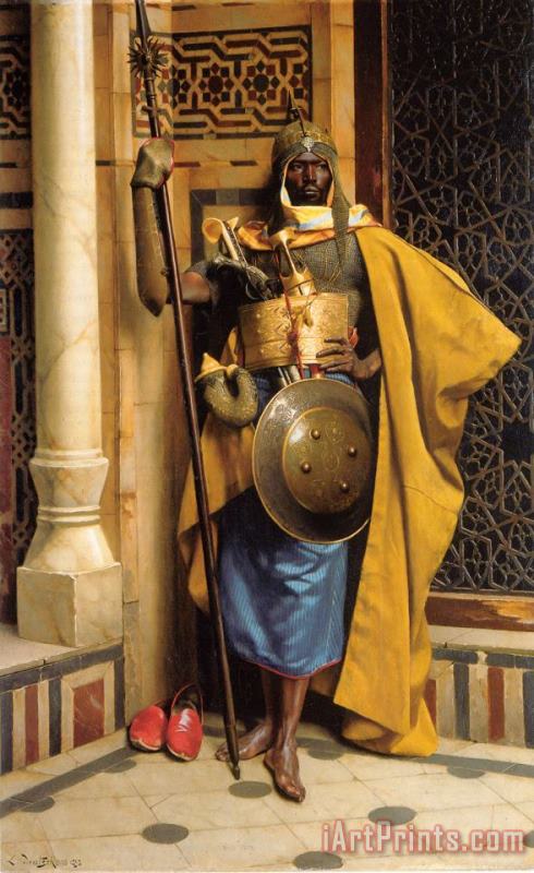 Ludwig Deutsch The Palace Guard Art Painting