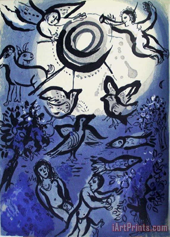 Marc Chagall Bible Creation Art Print