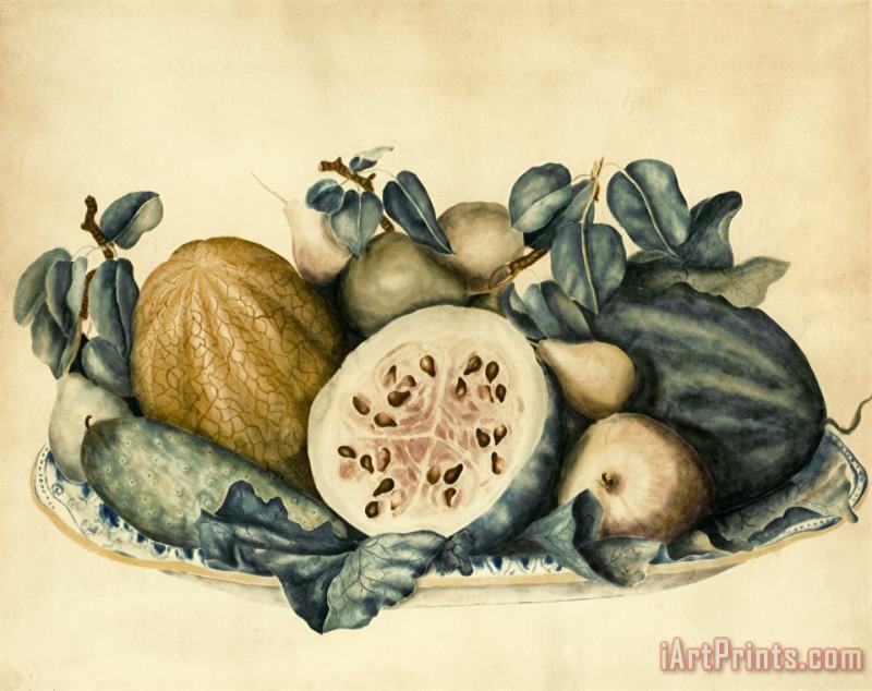 Melons And Pears painting - Margaretta Angelica Peale Melons And Pears Art Print