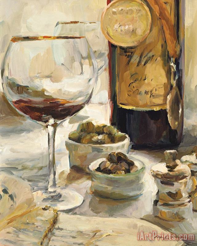 Marilyn Hageman Award Winning Wine I Art Painting
