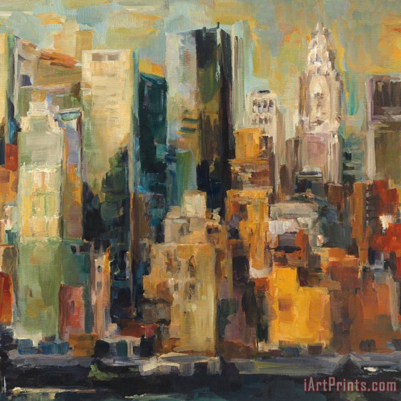 New York New York painting - Marilyn Hageman New York New York Art Print