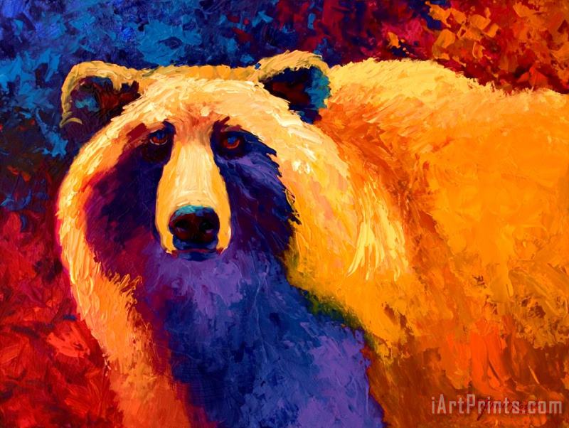 Abstract Grizz II painting - Marion Rose Abstract Grizz II Art Print
