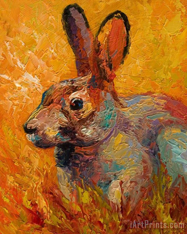 Marion Rose Forest Rabbit III Art Painting