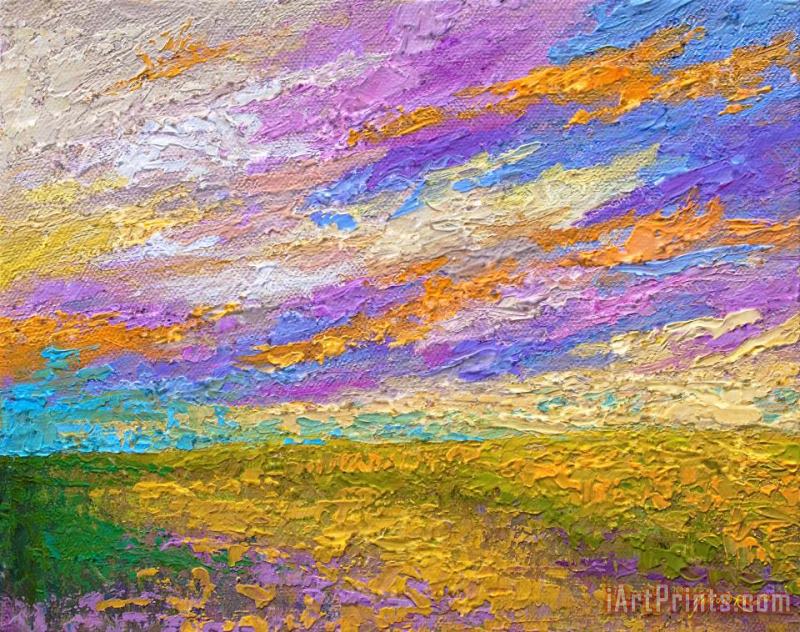 Mini Landscape V painting - Marion Rose Mini Landscape V Art Print