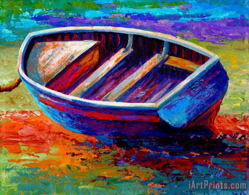 Marion Rose Riviera Boat III Art Painting