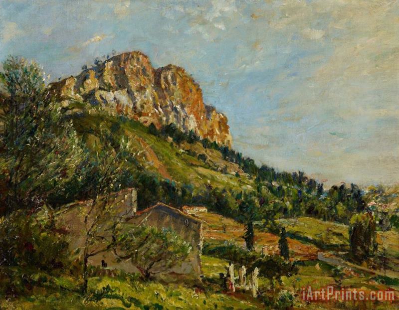 Mount Canaille Cassis painting - Mark Fisher Mount Canaille Cassis Art Print