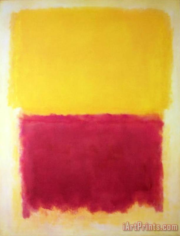 Mark Rothko Beige Yellow And Purple Art Print