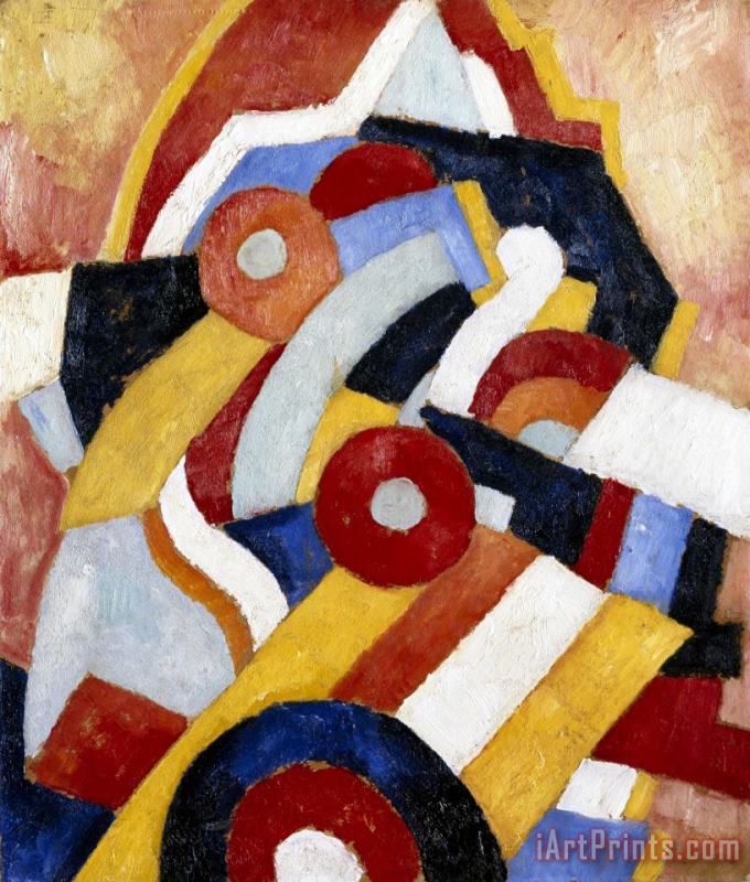 Abstraction painting - Marsden Hartley Abstraction Art Print