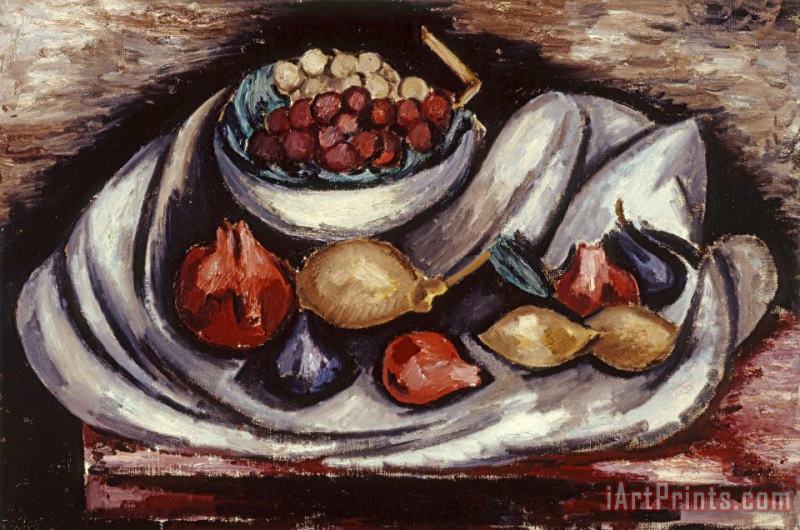 Marsden Hartley Still Life with Compote And Fruit Art Print