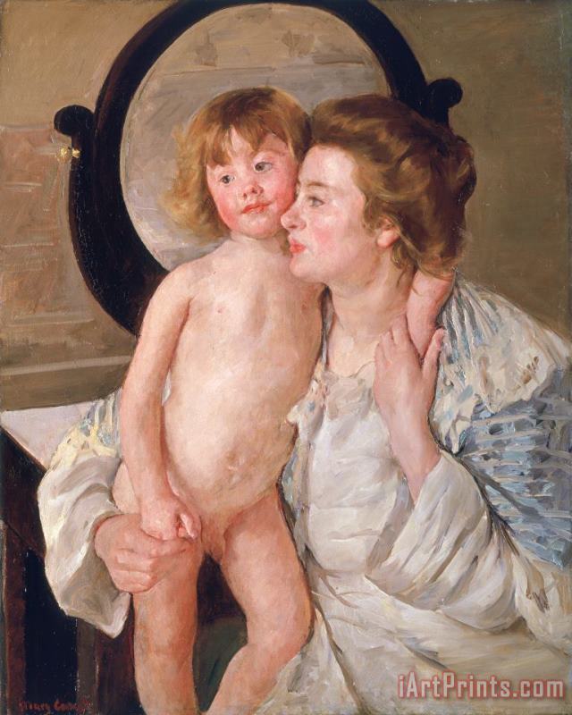 Mary Stevenson Cassatt Mother and Boy Art Print