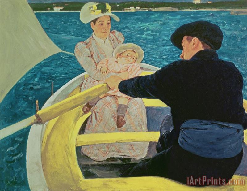 Mary Stevenson Cassatt The Boating Party Art Painting