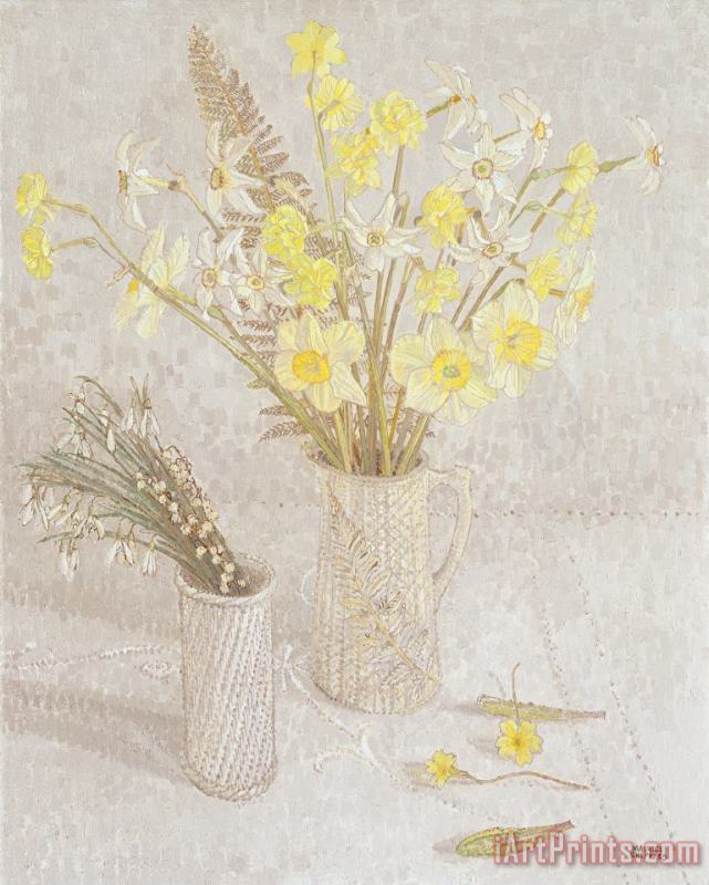 Maurice Sheppard Welsh Spring Flowers Art Painting