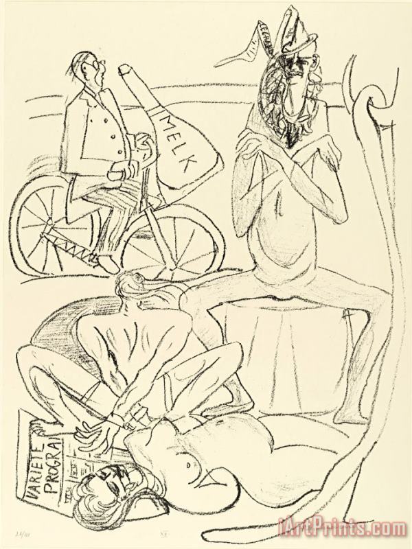 Max Beckmann Circus (zirkus) Art Print