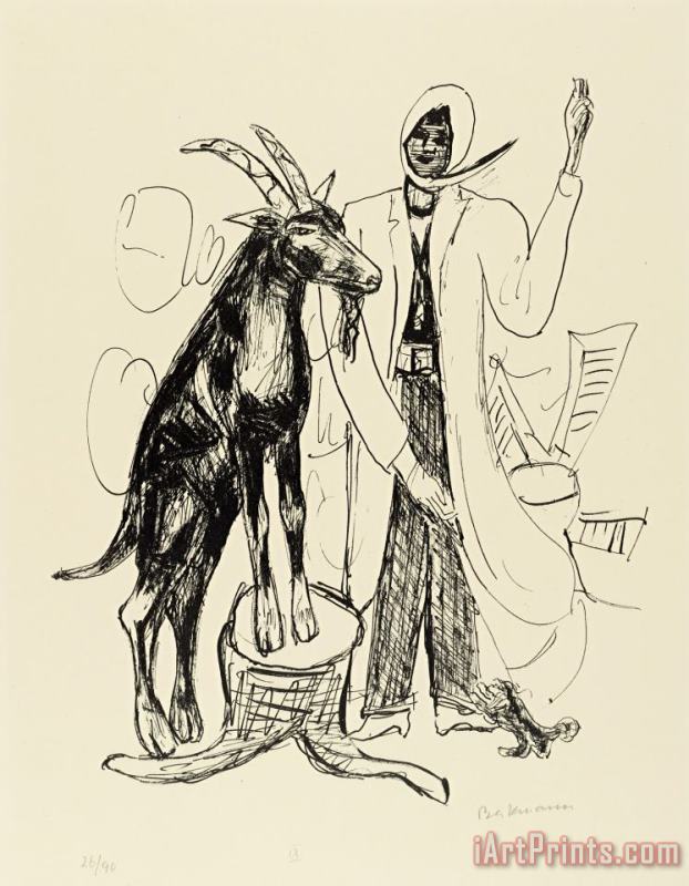 Max Beckmann The Buck Art Print