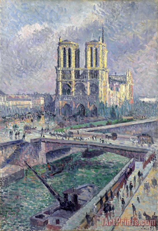 Maximilien Luce Notre Dame Art Painting