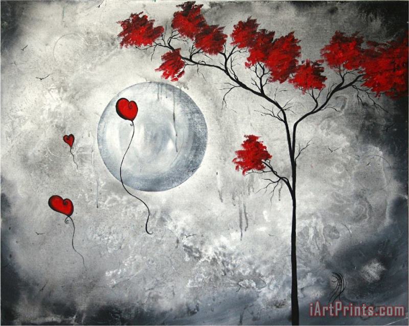 Far Side of The Moon painting - Megan Aroon Duncanson Far Side of The Moon Art Print