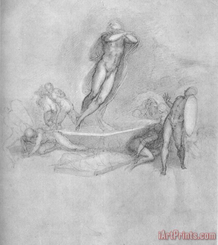 Michelangelo Resurrection of Christ Art Print