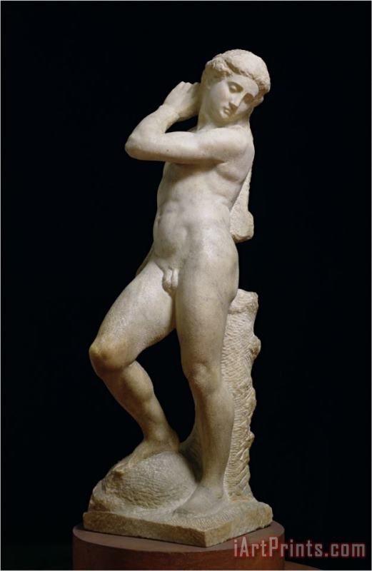 Michelangelo Buonarroti Apollo Or David Circa 1530 Art Painting