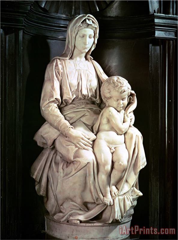 Madonna And Child painting - Michelangelo Buonarroti Madonna And Child Art Print